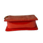 Louis Vuitton Red Vernis Mott Shoulder Bag