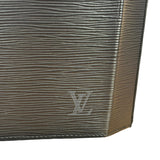 Yves Saint Laurent Black Epi Sac Seau Shoulder Bag