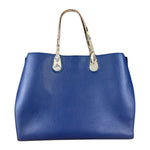 Christian Dior Python Trimmed Blue Addict Tote