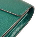 Gucci Green Leather Crystal Embellished Dionysus Chain Bag
