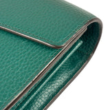 Gucci Green Leather Crystal Embellished Dionysus Chain Bag