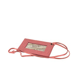 Balenciaga Rose Burbon Leather Large Premier Clutch Bag