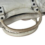 Balenciaga Ivory Leather Classic City Bag