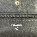 Chanel Black Caviar Flap Wallet On Chain 2013