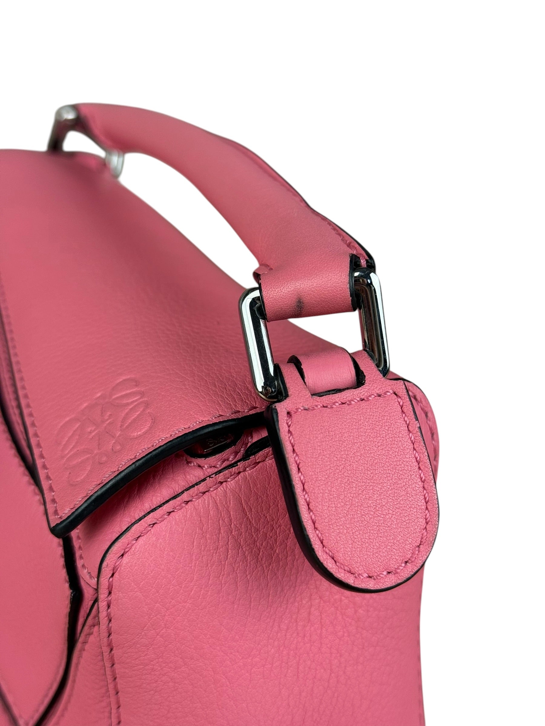 Loewe Pink Leather Mini Puzzle 2Way Bag