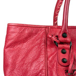 Balenciaga Red Leather Le City Tote