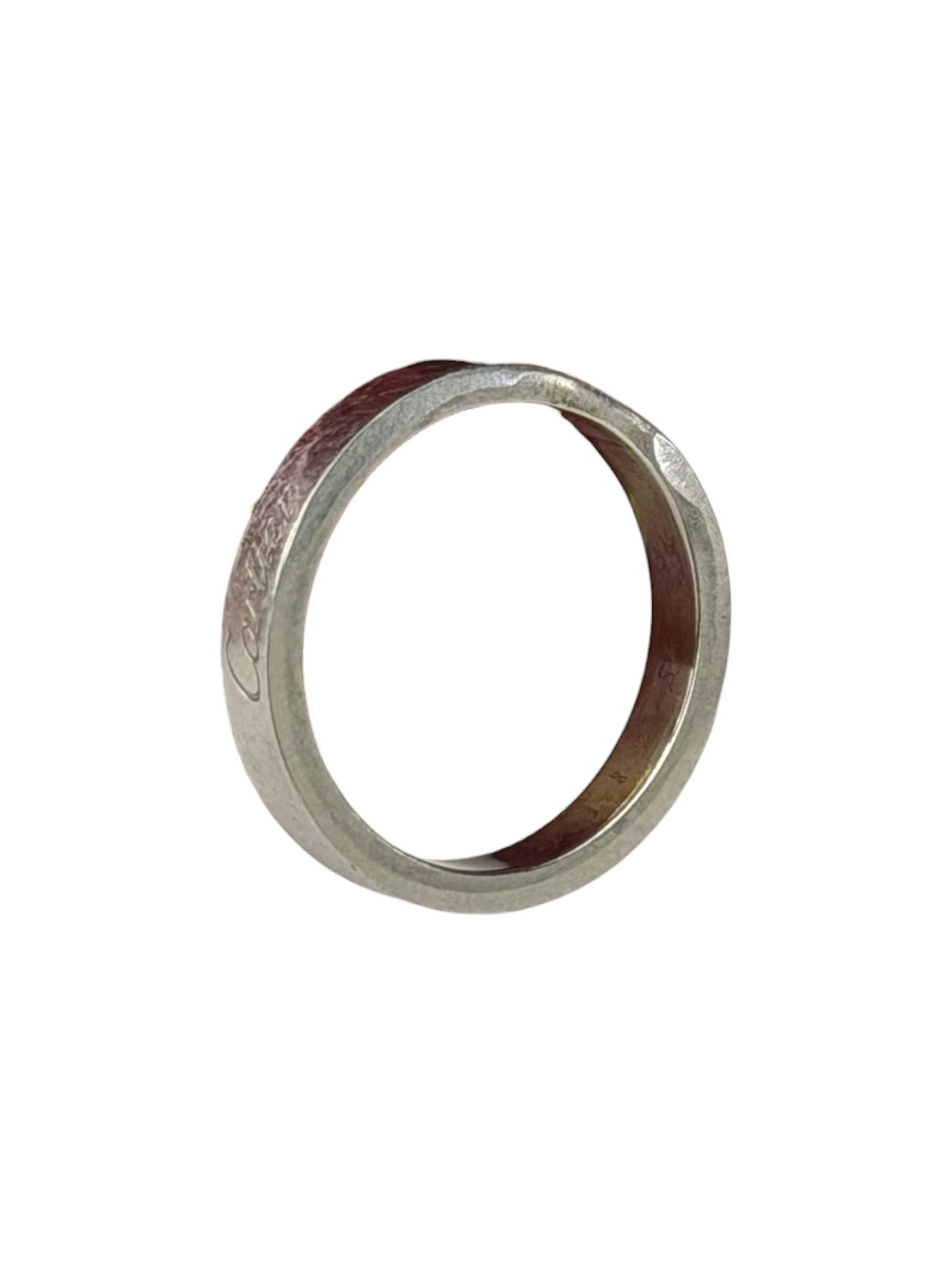 Cartier C De Cartier Wedding Platinum Band