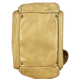 Chanel Warm Beige Leather LAX Accordion Shoulder Bag 2003
