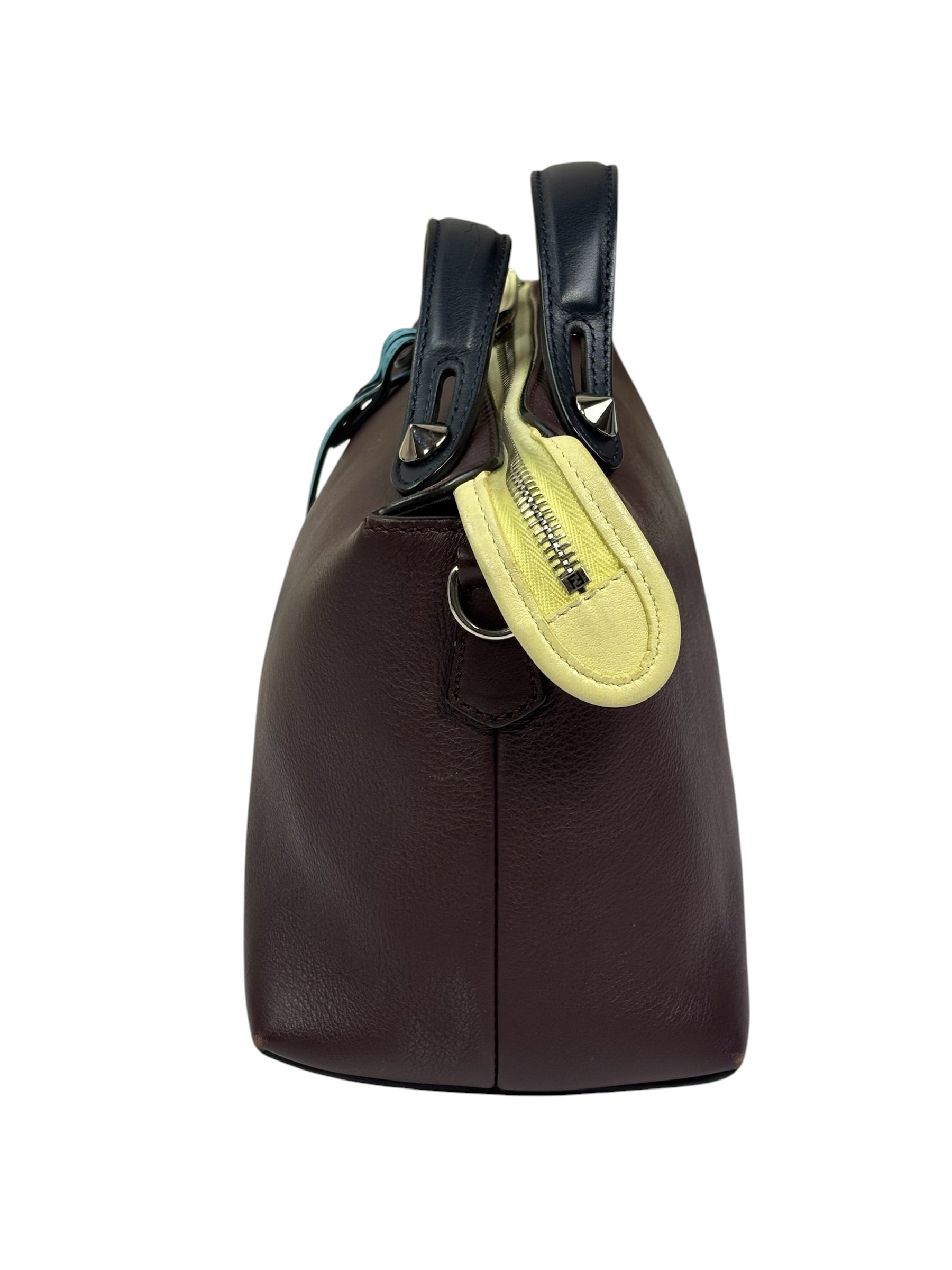 Fendi Burgundy By The Way 2 Way Boston Bag