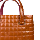 Chanel Chocolate Bar Patent Tote 2002