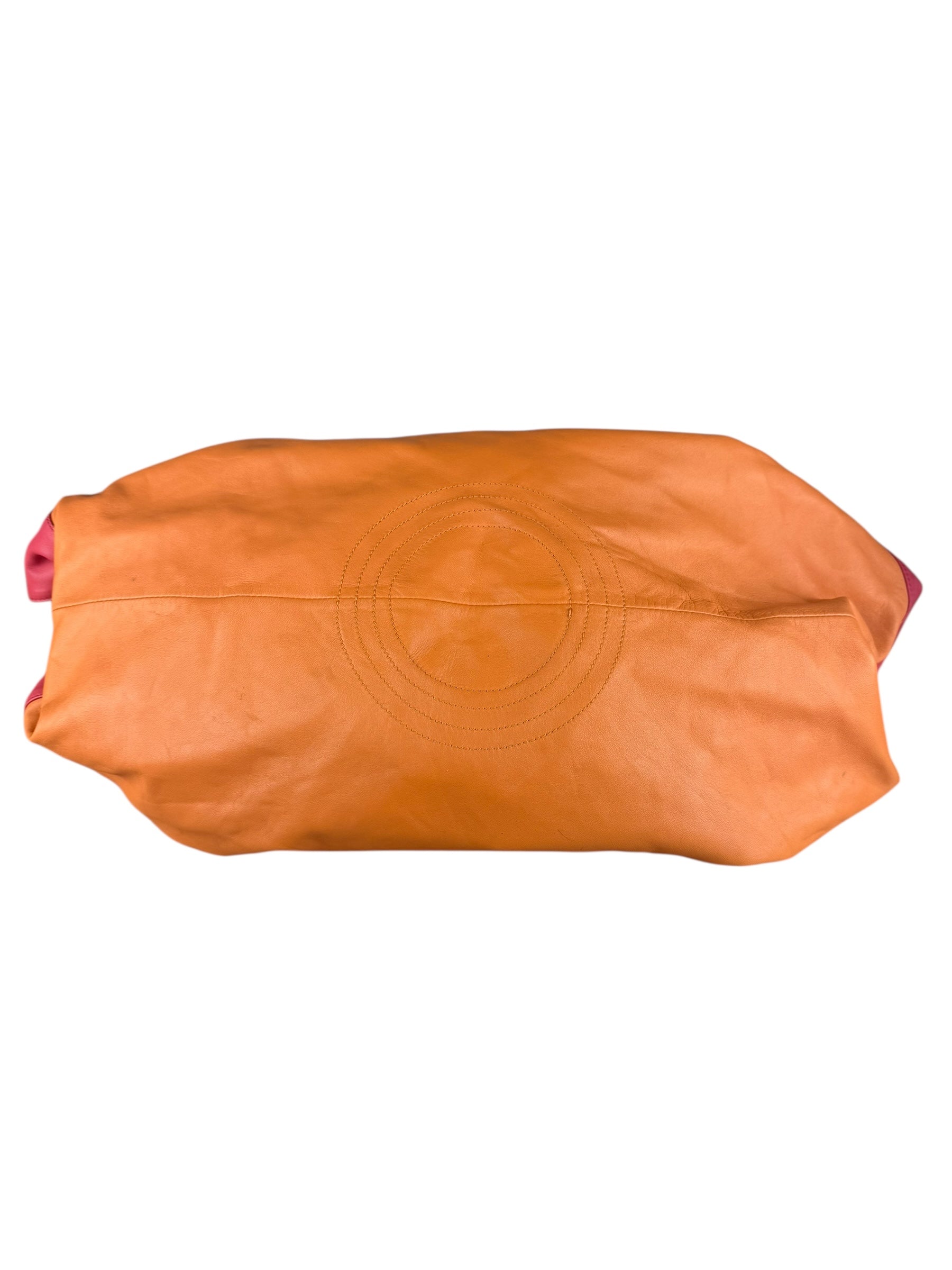 Loewe Leather Nappa Aire Handbag Orange/Pink