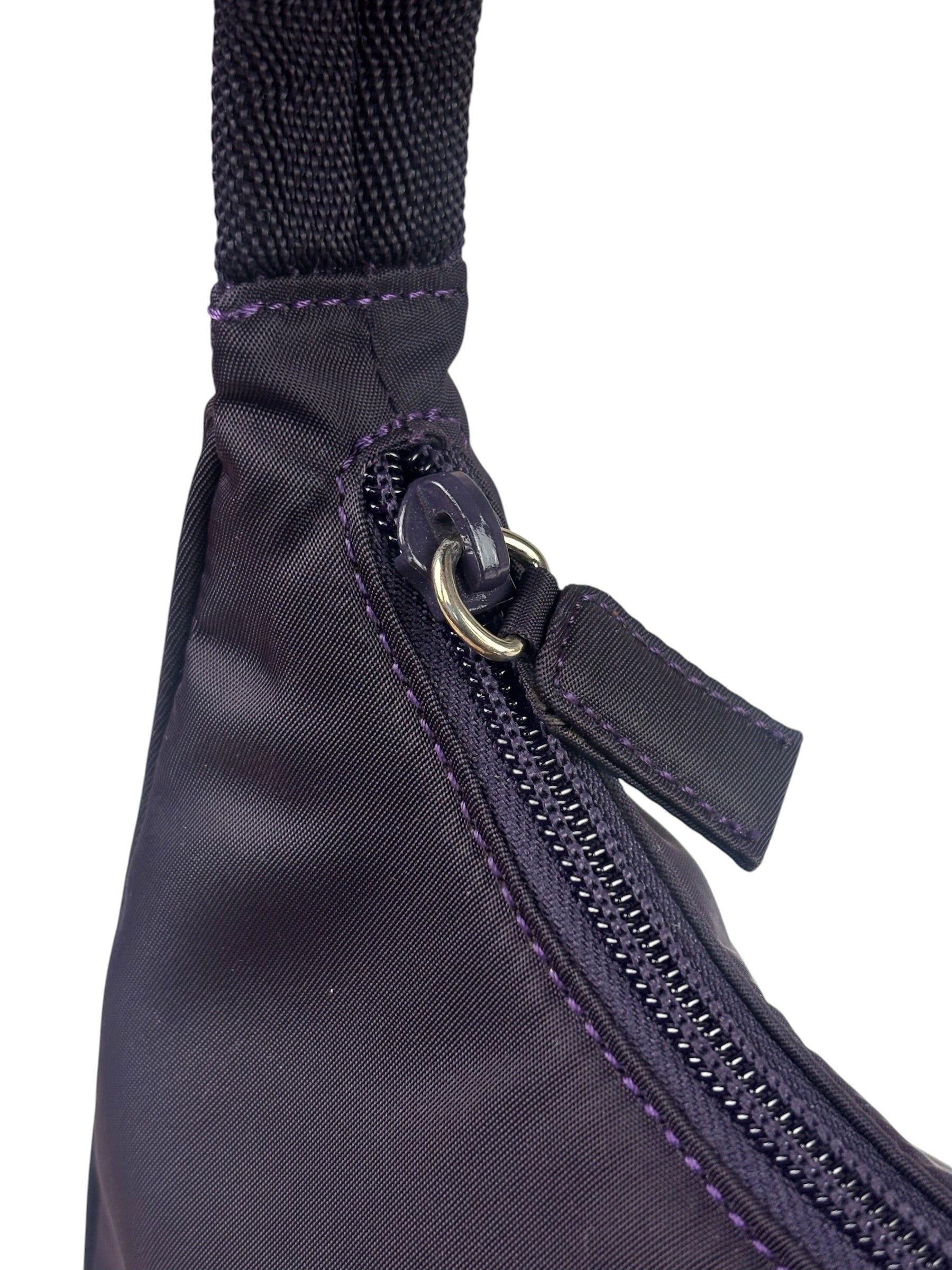 Prada Purple Tessuto Nylon Pochette