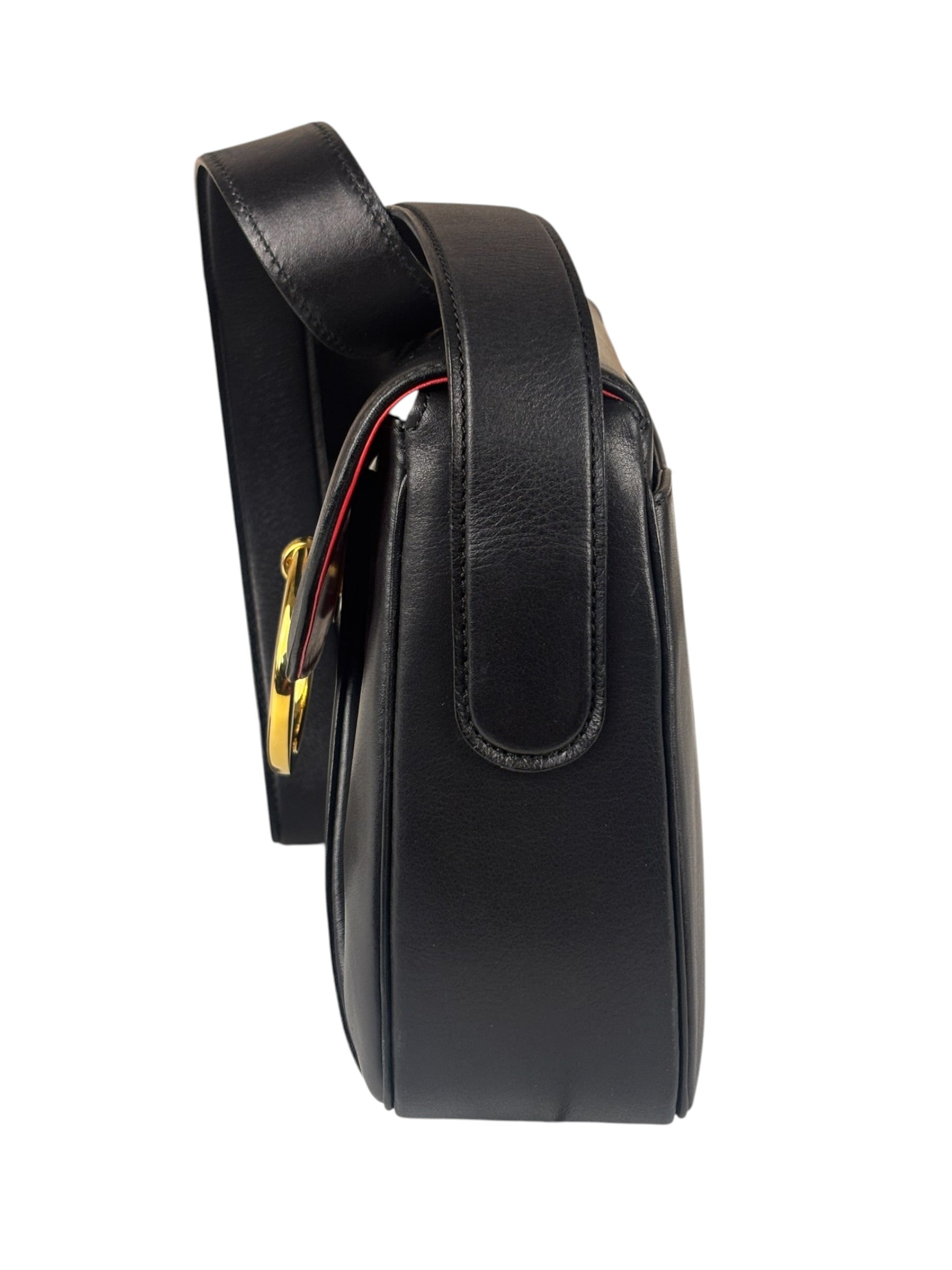 Cartier Must De Vintage Black Panthere Shoulder Bag