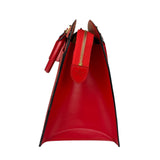 Louis Vuitton Vintage Castillian Red Epi Leather Riviera Handbag