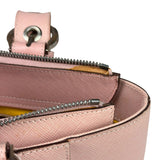 Salvatore Ferragamo Pink Saffiano Leather Shoulder Bag