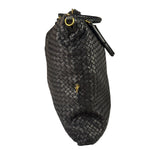 Bottega Veneta Black Intrecciato Large Handbag
