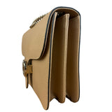 Gucci Beige Leather Medium GG Dollar Chain Shoulder Bag