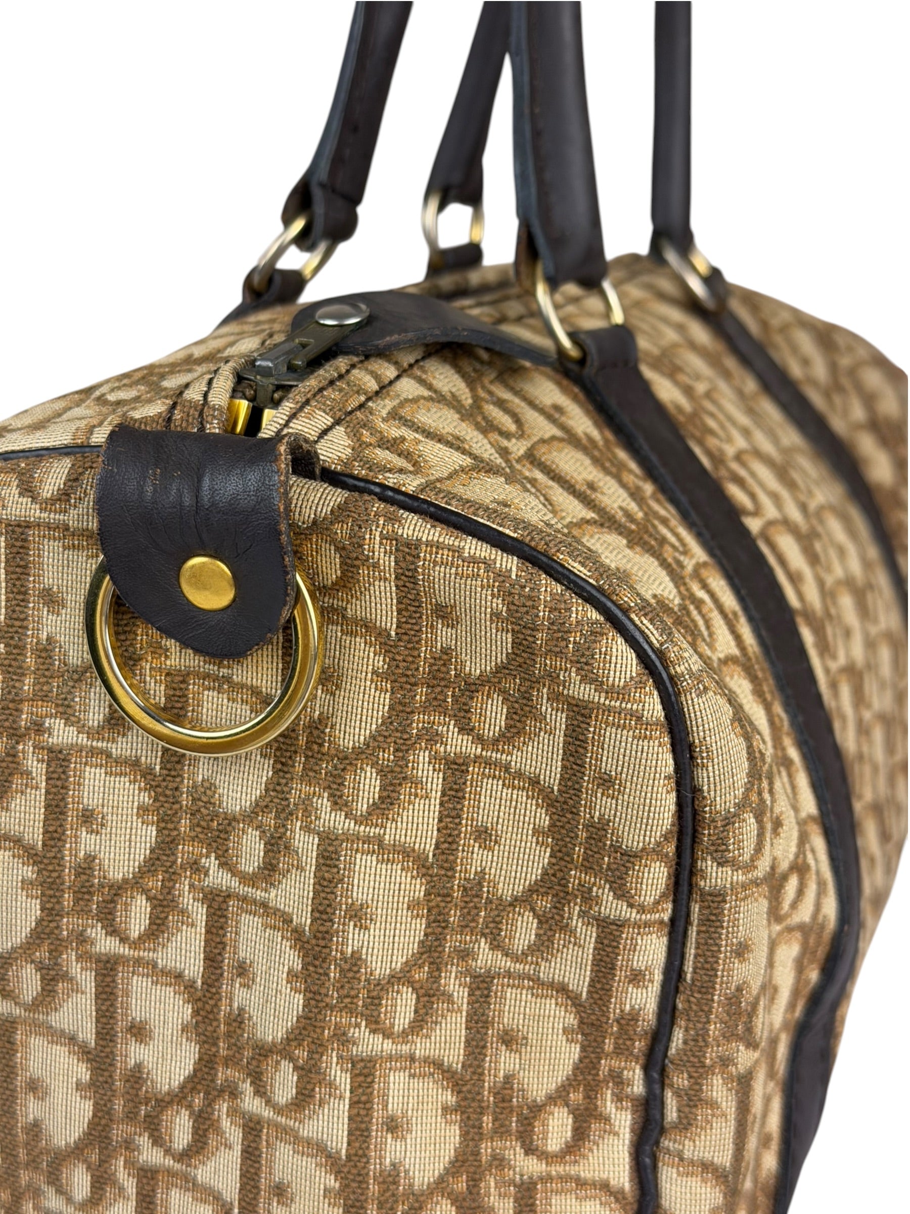 Christian Dior Vintage Brown Trotter Handbag