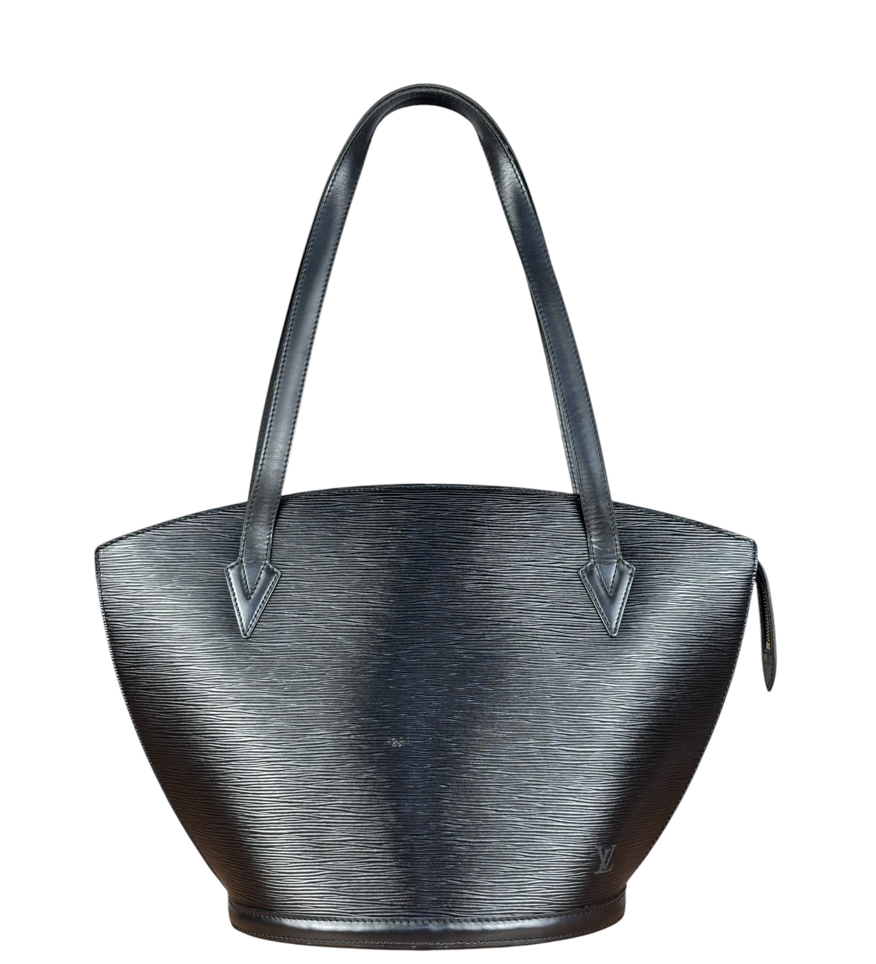 Louis Vuitton Vintage Black Epi Saint Jacques