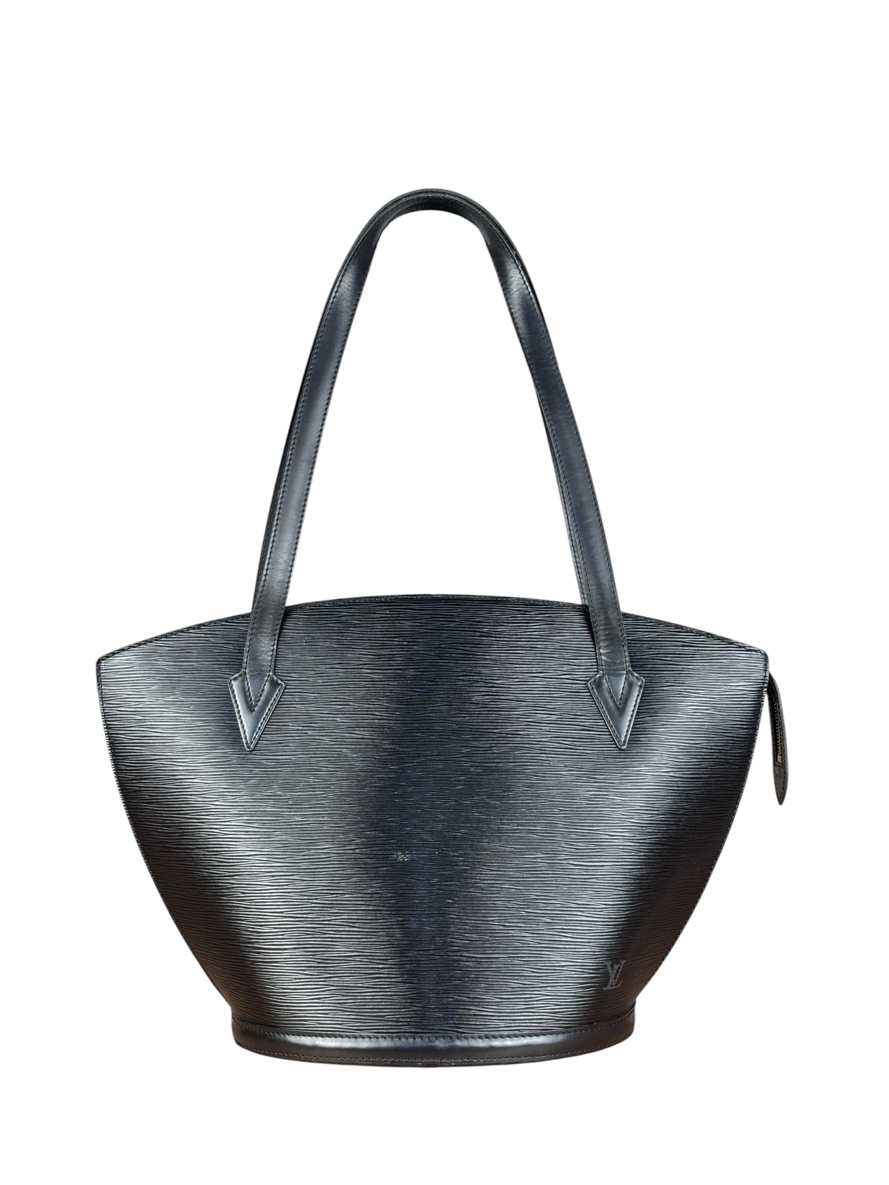 Louis Vuitton Vintage Black Epi Saint Jacques