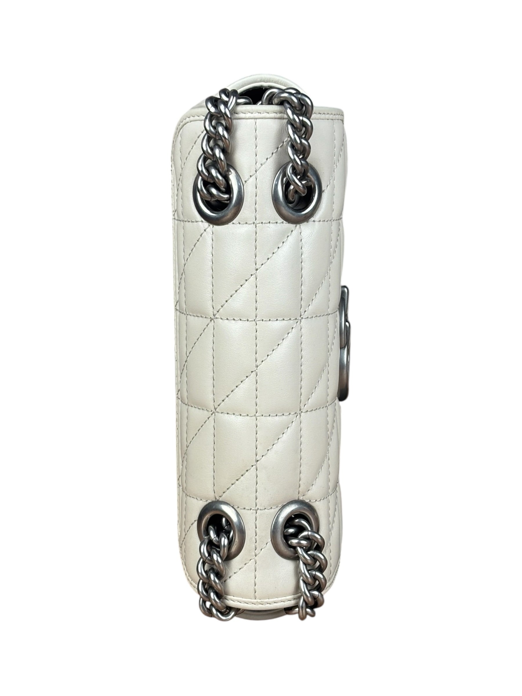 Gucci GG Marmont White Matelasse Bag