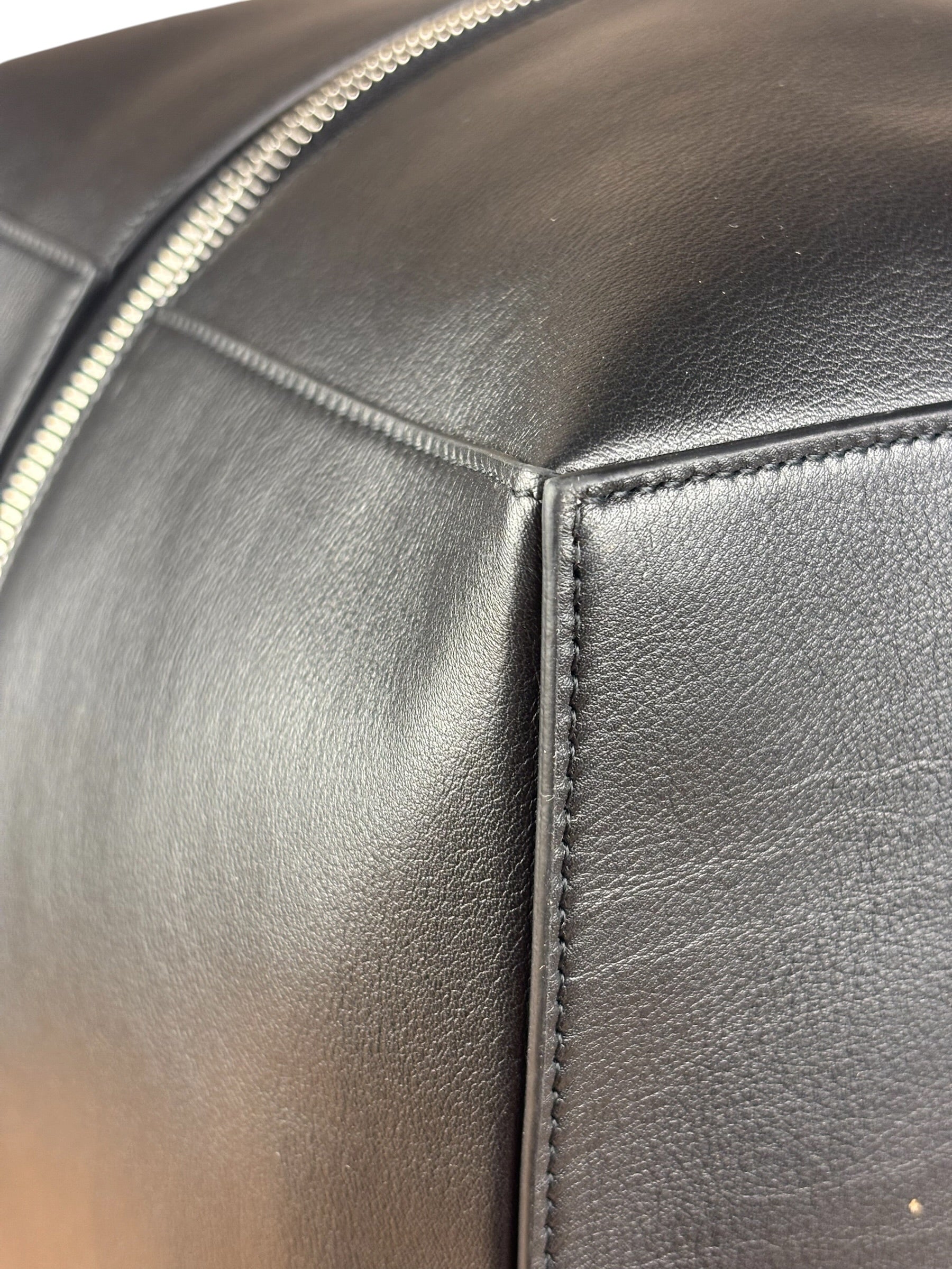 Balenciaga Black Leather Giant Box Bag