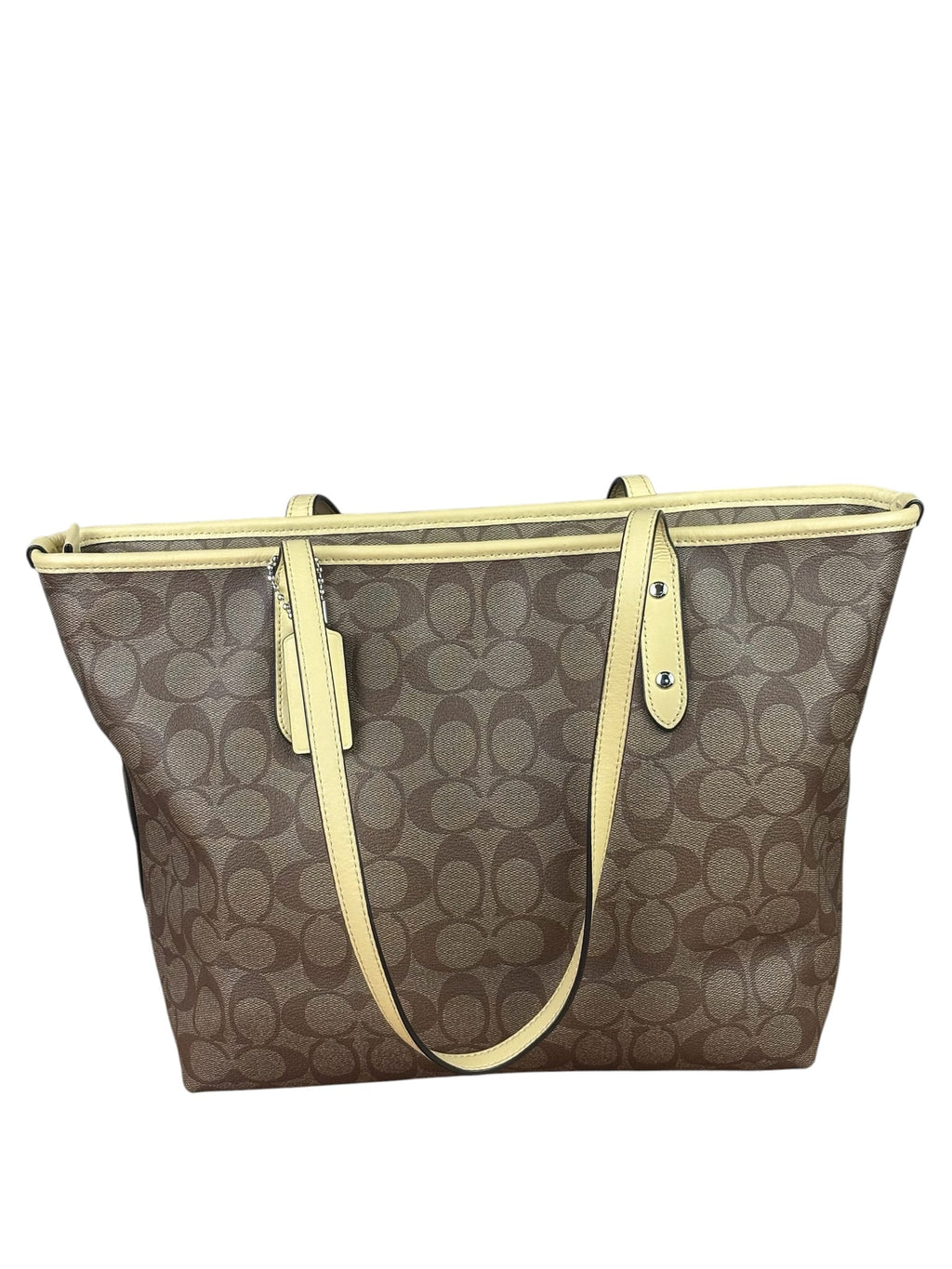 Coach Beige/Brown CC City Tote