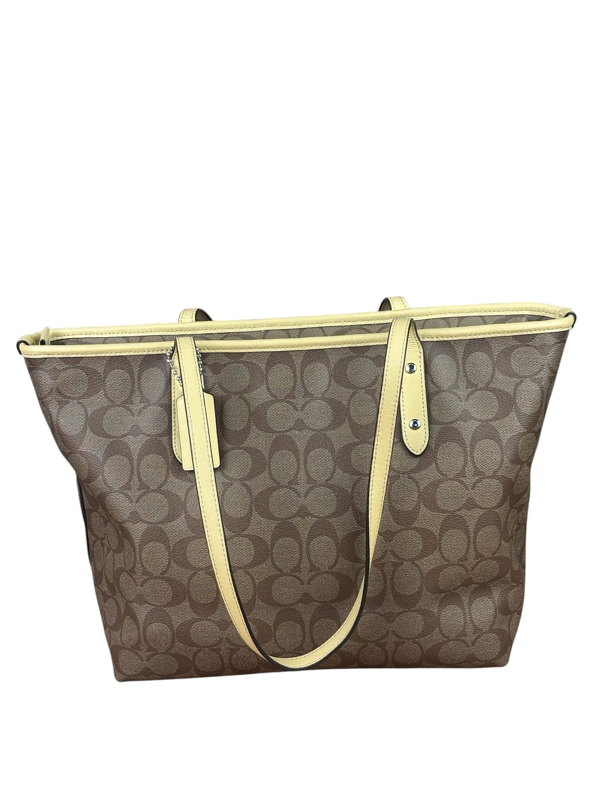 Coach Beige/Brown CC City Tote