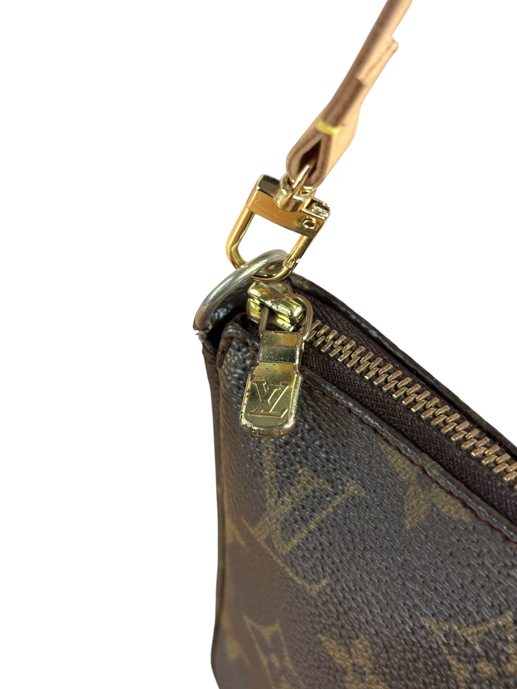Louis Vuitton Monogram Pochette Replaced LV Strap