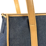 Christian Dior Beauty Parfums Denim/Leather Tote