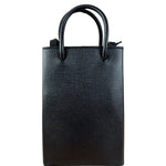 Balenciaga Black Mini Shopping Tote Phone Holder