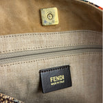 Fendi Multicolor Snakeskin Hobo Bag