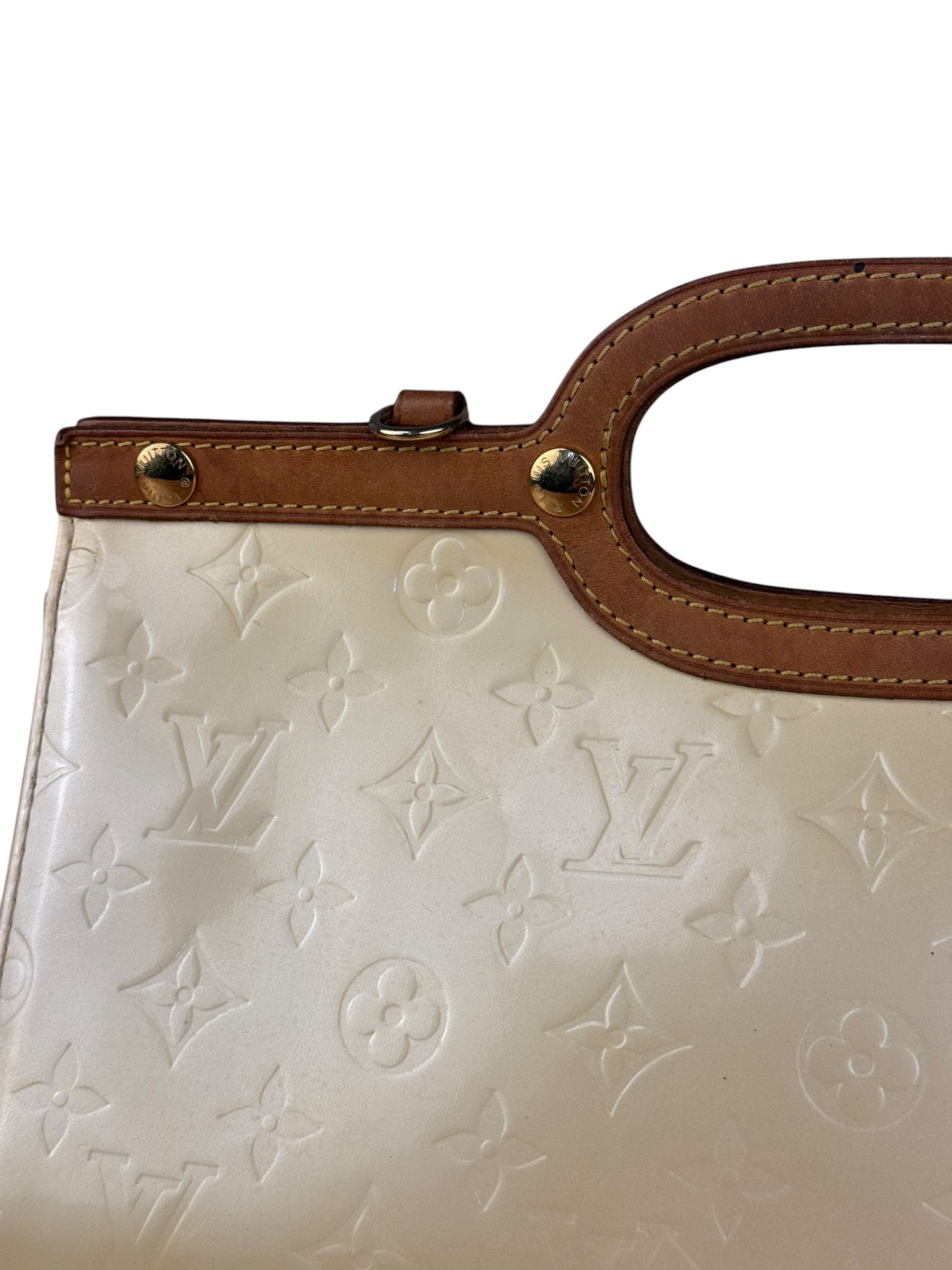 Louis Vuitton Yellow Monogram Vernis Roxbury Drive 2Way Handbag