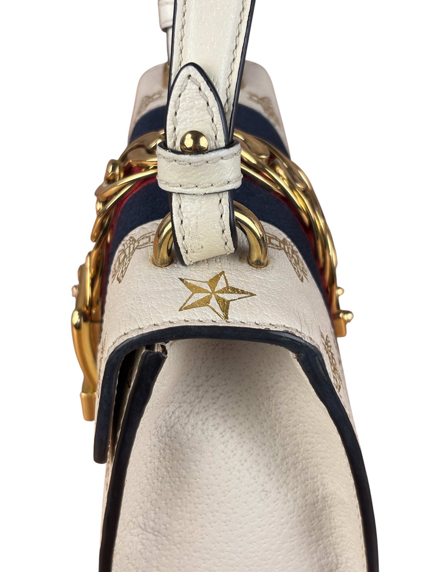 Gucci Sylvie Bee Star Mini Top Hand/Shoulder Bag