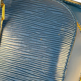 Louis Vuitton Blue Epi Soufflot Handbag