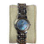 Fendi Vintage Mother-Of-Pearl Dial Orologi Two-Tone Watch 980L