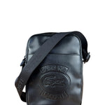 Supreme x Lacoste Black Leather Crossbody