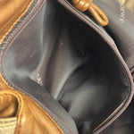 Loewe Gold/Bronze Leather Nappa Aire Handbag