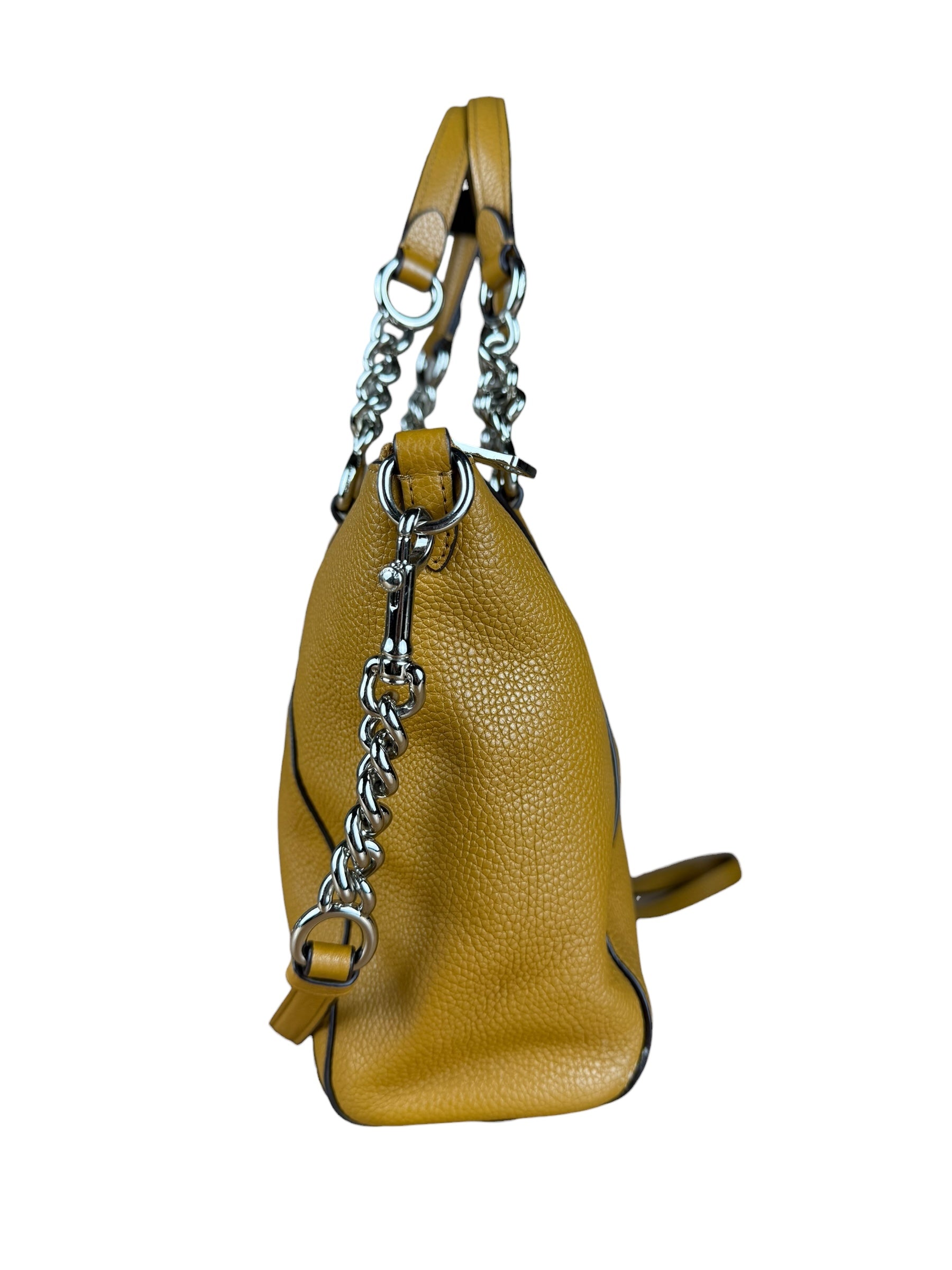 Coach Orange Leather Shoulder Bag