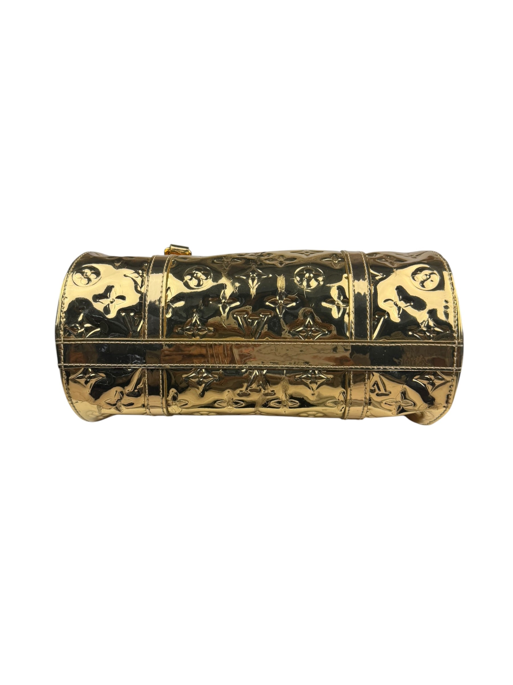 Louis Vuitton Metallic Gold Miroir Dore Papillon 25