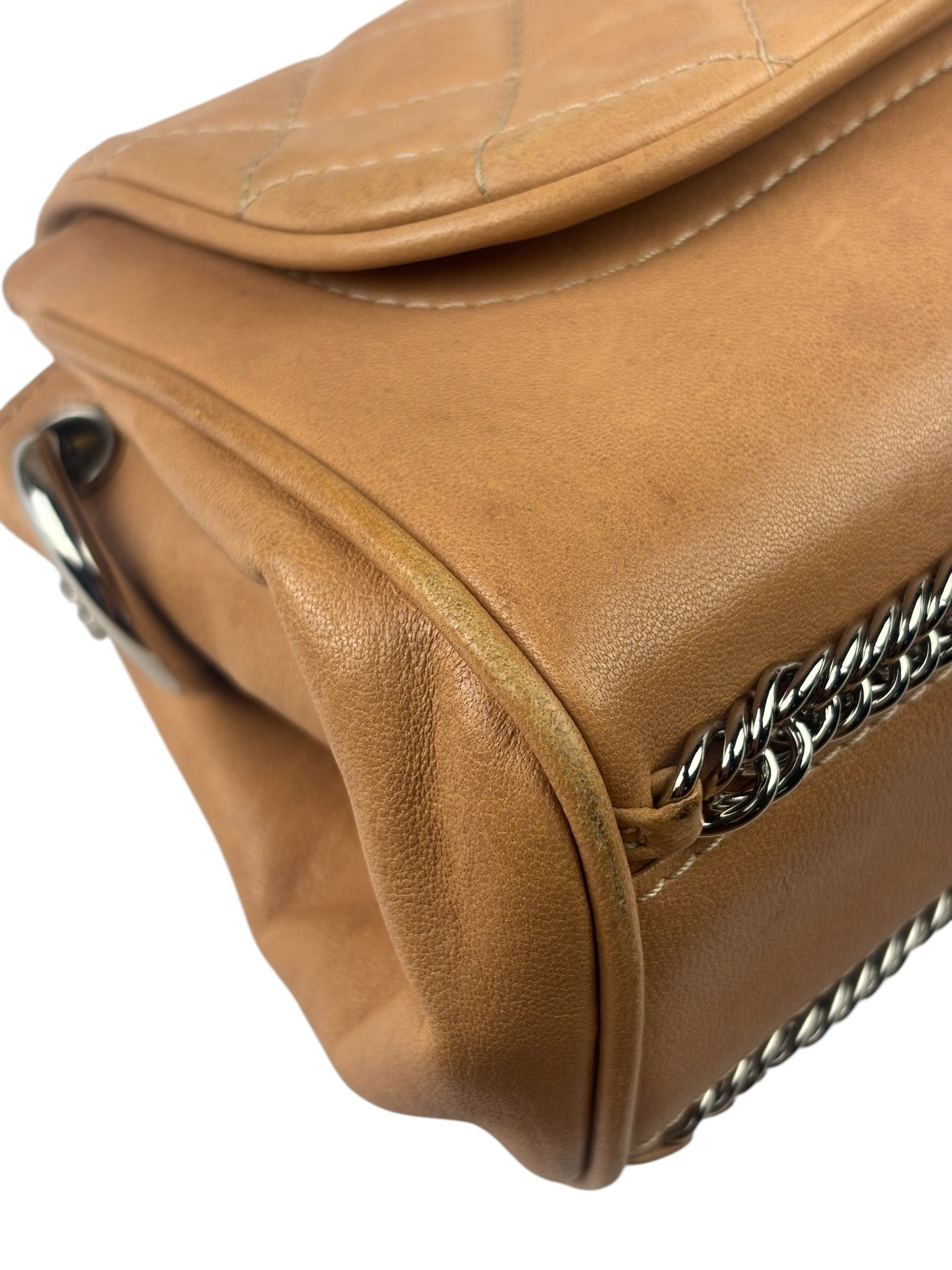 Chanel Beige Bijoux Accordion Flap Bag 2008
