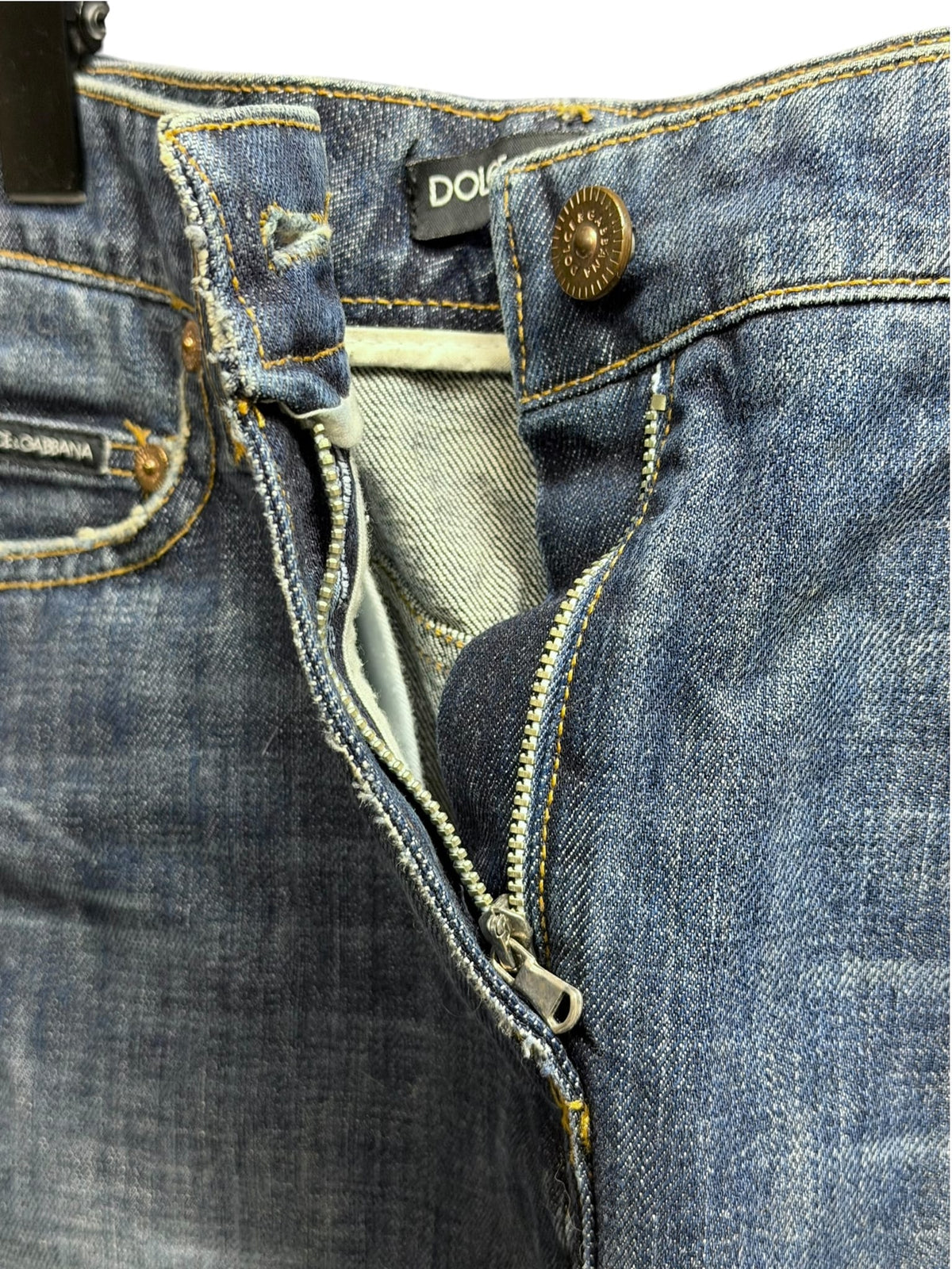 2003 Dolce & Gabbana Denim Italia Mini Skirt