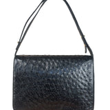 Balenciaga Vintage Black Leather Shoulder Bag