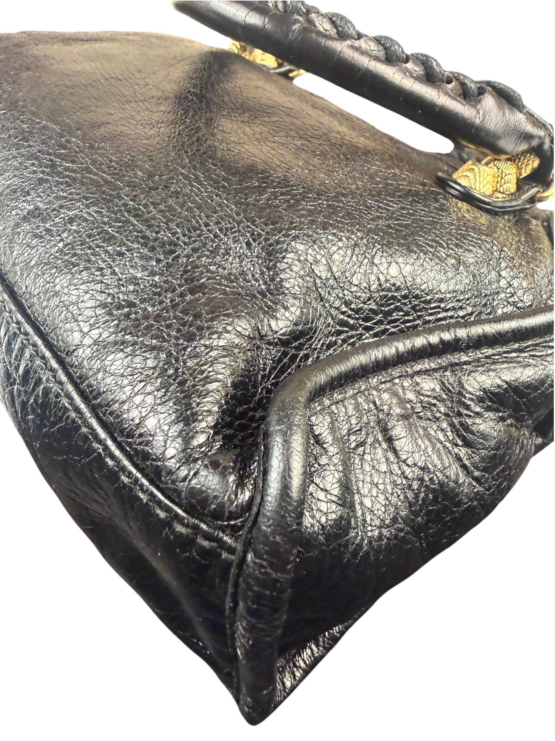 Balenciaga Black Calfskin Mini Le City Bag