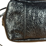 Balenciaga Le City Moto Black Leather Shoulder Pochette