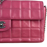 Chanel Pink CC 2002 Chocolate Bar Chain Flap