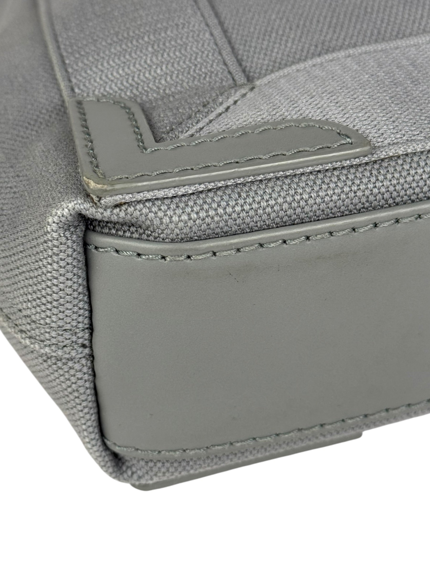 Balenciaga Grey Canvas/Leather Cabas Small 2Way Tote