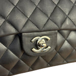Chanel Classic Quilted Black Double Flap Bag 2003