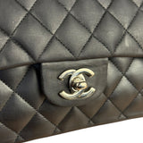 Chanel Classic Quilted Black Double Flap Bag 2003