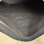 Saint Laurent Beige/Black Rive Gauche Canvas Tote Bag